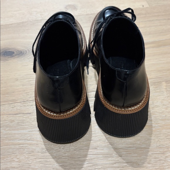 EUC Freda Salvador Bobbie Platform Lace Up Oxfords Sz 10.5 - Picture 9 of 11